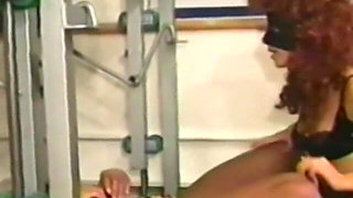 Vintage Tongue Licking and Fucking in the Gym