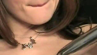 Busty Brunette Babe Fingers and Toys Her Wet Pussy to Orgasm