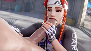 Brigitte's First Date Gone Wrong - Anal & Creampie 3 Times in a Row Overwatch 3D Animation