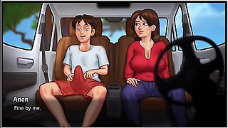 Step Mom Watched Reactions Closely (18+) With Hentai Anime