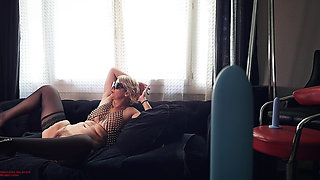 Karina Behind the Scenes of Her Relaxing Seductive Erotic Show - What the Webcam Didn't Show You