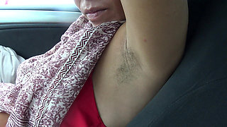 Real Public Sex in Turkey with Hairy Armpit Turkish Cuckold Wife