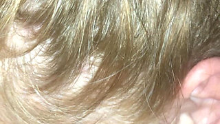 Redhead Stepdaughter, Deep Throat’s Stepdaddy’s Cock and Swallows His Load