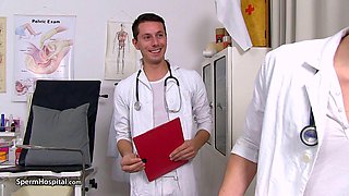 Gaping Grannys Gyno Exam