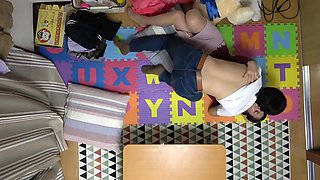 Wa-485 近所の世話好きなママ友中年おはさんとの中出しセックス盗撮