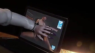 Bigboobs Digital Diva of the Night Shift - 3D Animation Hentai