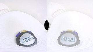 Charming Japanese babe VR thrilling adult video