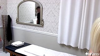 Watch Lacey Starr's massive natural tits bounce as she takes a hard pounding from Luke Hardy