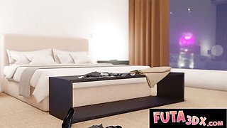 Futa3DX featuring lady-love's futanari hentai movie