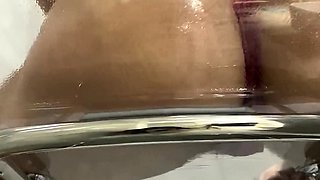 VIDEO CONTINUES where I dildo fuck myself with my suction