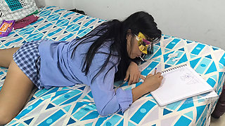 Student Does Homework at Stepmother's House and Then Notices Something Delicate and Mysterious