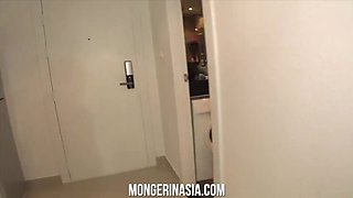 Asian Maid's Hot Casting: Skinny Thai with Shaved Pussy