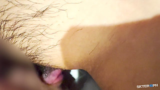 Step-brother Seduce Sis to Fuck When Home Alone