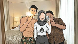 Asian MILF Wife Cuckold Story - She Craves a Muscular Boyfriend with a Big Dick