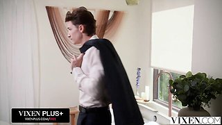Vixen featuring Parker Ambrose and Lucy Mochi's facial trailer
