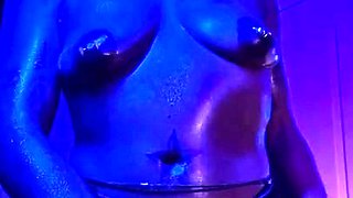 Amateur blondie solo anal masturbation