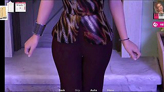 3D erotic tale featuring a young beauty with a big ass and plenty of curves