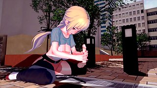 THREE DIMENSIONAL MANGA PORN - IMMENSE-BOOBED HOTTY - FABULOUS BUTT-CHEEKS - GIGANTIC BUTT pornography