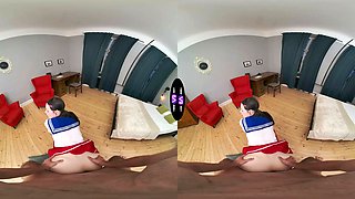 Horny girlfriend surprises him with insane outfit and aggressive pound - teenmegaworld