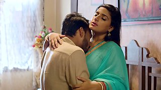 Tiny Indian MILF Naomi Shah swallows a stiff cock