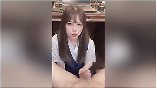 English Subsecretary Gives Handjob From Under The Desk