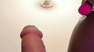 Trembling, Squirting, Moaning, Fucking My Pussy with a Fuck Machine and Double Lush in My Ass and Clit