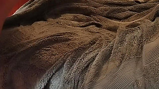 Wife shaving pussy, getting prepared for her bull. White slut amateur