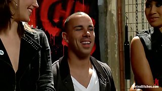 Bobbi Starr, Dragon Lily And Maitresse Madeline - A Man With Three Balls Means One For Each Domme!