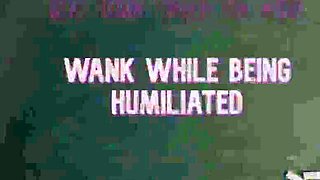 Masturbate While Being Abased Queer Arse bandit Fag Audio