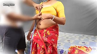 Big Boob Indian MILF Tailor Gets Fucked Hard and Creampied in Dress