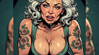 Horny Mature Women Art