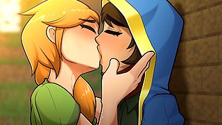 Lewdgames01 explores cartoon porn games and gets busy in Minecraft sex