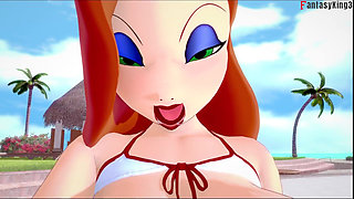Jessica Rabbit get fucked in a pool