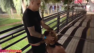 The womanizer poked me in the middle of the street and the hotwife just stood there observing.