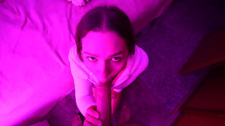 POV: Helping my stepsister shoot a porn. First time anal. Ass to mouth. Facial ce