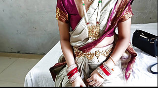 Viral Tamil Bhabhi was fucked by her husband when she was ready to going outside