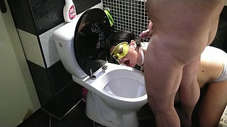 Slave Slut Mouth Served as a Toilet