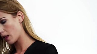 Office Sex with Big Tits MILF Taylor Sands - Blowjob and Fucking in Stockings