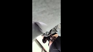 Natural Amateur blowjob outdoors exposed