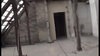 Two Lesbians Having Fun on the Construction Site