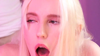 Sexy Succubus Rough Fucked in Her Pussy, Creampie! Halloween