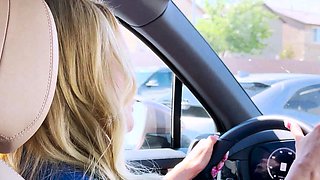Hot mom rewards her son's stranded friend with tight pussy
