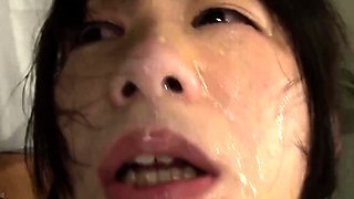 Cute Japanese car blowjob handjob