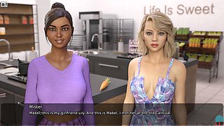 Gaming with big boobs and teenage fun in pc porn games