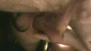 Beautiful Brunette Big Boobs Rides Fake Cock