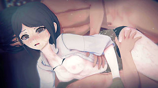 [danganronpa] Mukuro's Military Scandal Bondage, POV Sandwich DP & Double (4k)