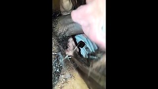 Crossdresser with Nice Titties Sucks a BBC