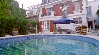 Blonde and brunette lesbian girls licking and toying