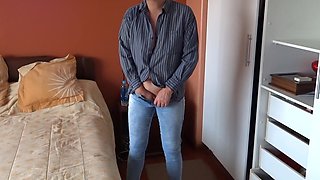 Real Camera with Beautiful Stepmother, She Gets Excited as Always and Starts Touching Herself