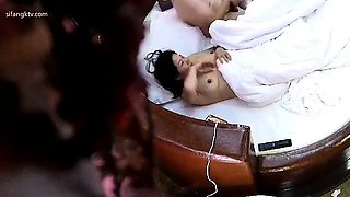 Horny fat arab housewife fingered on amateur hidden cam